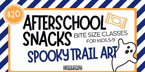 Afterschool Snack: Spooky Trail Art