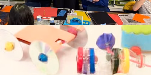 Ashley McPike, Miss Ludington Returns to Sandcastles with an Engineering craft! Balloon Power Car!
