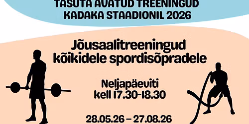 J\u00f5usaali treeningud k\u00f5ikidele spordis\u00f5pradele