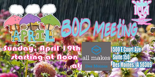 April BOD Meeting