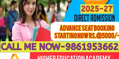 REGULAR B.ED ADMISSION 2025-27
