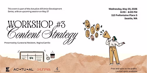 Wednesday Workshop #3: Content Strategy