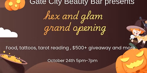 Gate City Beauty Bar hex and glam grand opening