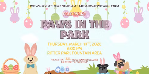 PAWS IN THE PARK EASTER EGG HUNT