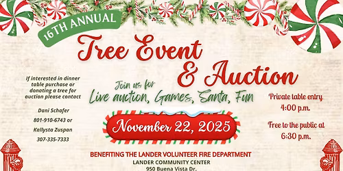 16th Annual Lander Tree Event & Auction