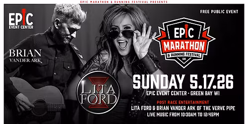 EPIC Marathon & Running Festival Presents: Lita Ford and Brian Vander Ark
