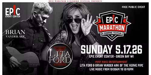 EPIC Marathon & Running Festival Presents: Lita Ford and Brian Vander Ark