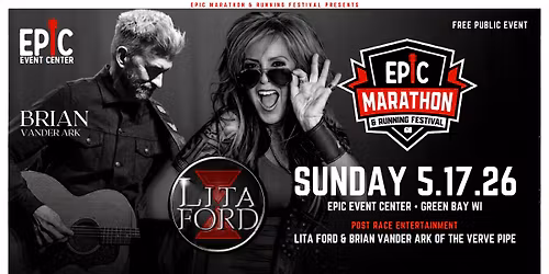 EPIC Marathon & Running Festival Presents: Lita Ford and Brian Vander Ark