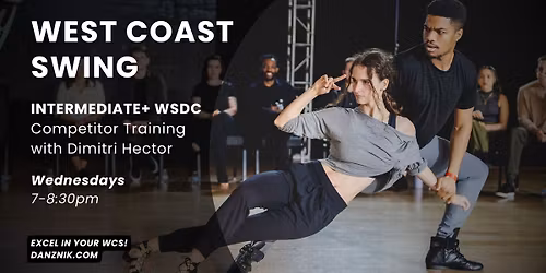 WSDC Intermediate+ Competitor Training with Dimitri Hector (Must qualify to compete in Int+ J&J)