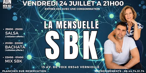LA MENSUELLE SBK DE L'ADN - INITIATIONS OFFERTES