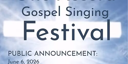 One Accord Gospel Singing Festival, 2026