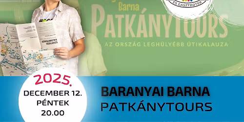 BARANYAI BARNA: PATK\u00c1NYTOURS \/\/ ESCARGO SZOBASZ\u00cdNH\u00c1Z