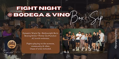 Fight Night: Box & Sip