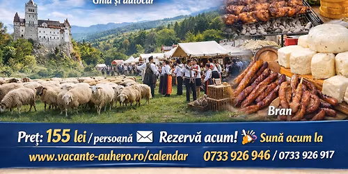 O zi la Festivalul R\u0103v\u0103\u015fitul Oilor, br\u00e2nzei si a pastramei de la Bran