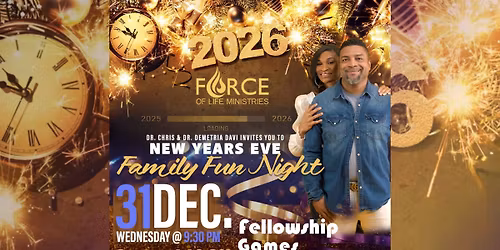 FOLF New Year\u2019s Eve Family Fun Night