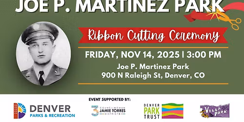 Joe P. Martinez Park Ribbon Cutting