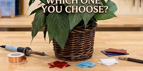 Stained Glass Flowers Plant Stake @ The Port, 227 Maple Street STE C, Portland, MI 48875