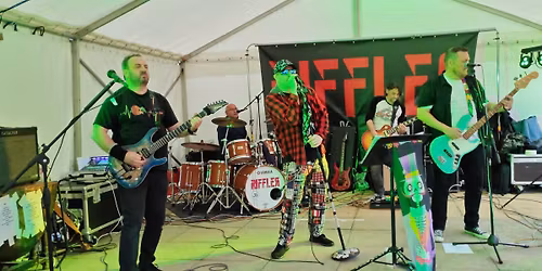 Riffler, live at Welly-Fest 2025 in North Wingfield! 9 bands, just \u00a33 entry, proceeds to Macmillan.
