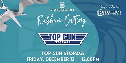 Ribbon Cutting - Top Gun Storage 