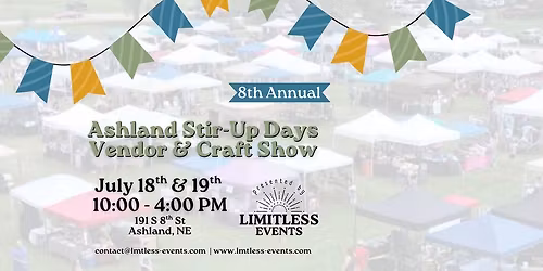 Ashland Stir-Up Days Vendor & Craft Show 2026