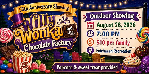 Willy Wonka Movie Under the Stars