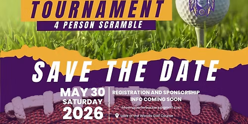 21st annual golf tournament:  Sponsored by the Hallsville Quarterbackers 
