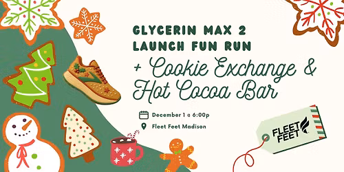 Brooks Glycerin Max 2 Fun Run & Holiday Cookie Exchange
