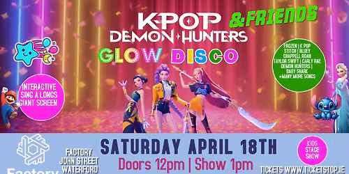 K-Pop & Mascot Friends Glow Disco Waterford 