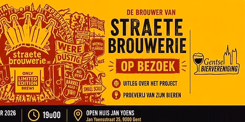 GBV brouwer op bezoek: Straetebrouwerie