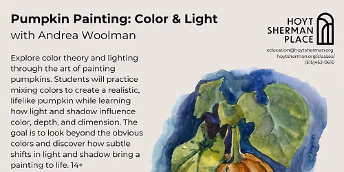 CLASS: Pumpkin Painting: Color and Light