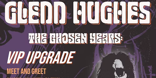 Glenn Hughes Glasgow Tickets