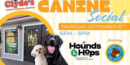 Clyde's Canine Social at Hounds & Hops