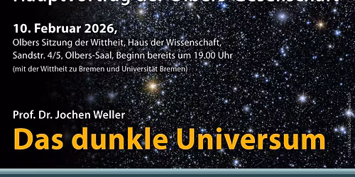 Hauptvortrag: Das dunkle Universum