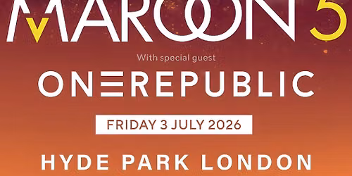 British Summer Time - Maroon 5 at Hyde Park