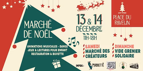 March\u00e9 de No\u00ebl \u2022 Place du Ravelin \u2022 13 & 14 d\u00e9cembre