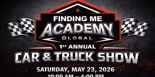 Finding Me Academy Global Car & Truck Show at the DFW Car and Toy Museum