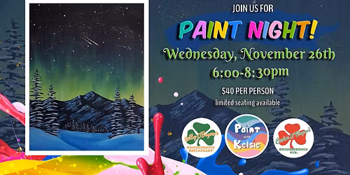Paint Night At Kelly & Carlos O'Bryan's, Courtenay