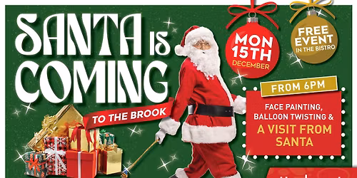 Santa visit at the Brook!