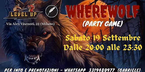 WHEREWOLF - PARTY GAME NIGHT