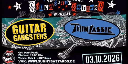 Guitar Gangsters + Thin Lassie