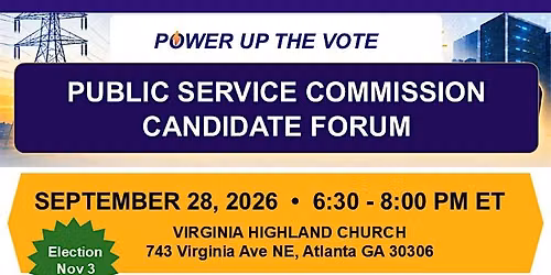 Public Service Commission Candidate Forum at Virginia-Highland Church