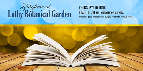 Storytime at Luthy Botanical Garden
