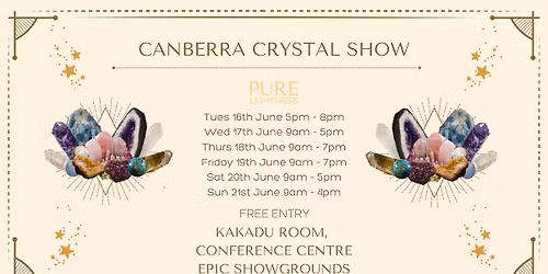 Canberra Crystal Show \u2728