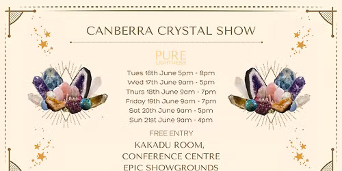 Canberra Crystal Show \u2728