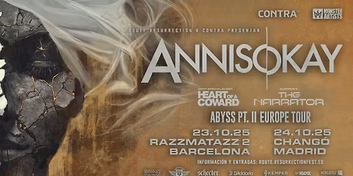 Route Resurrection: Annisokay (Barcelona, 2025)