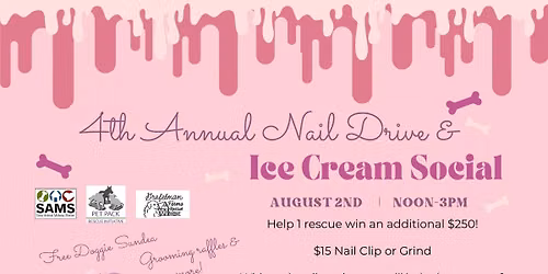 4th Annual Nail Drive & Ice Cream Social