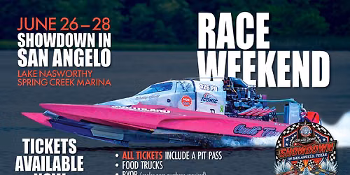 IHRA Outlaw Drag Boat Series Showdown in San Angelo | June 26-28