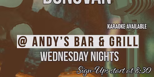 Open Mic  & Karaoke Night at Andy\u2019s 