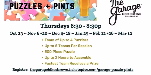 Puzzles + Pints