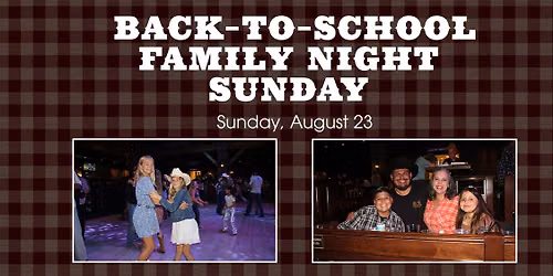 Back-To-School Family Night Sunday